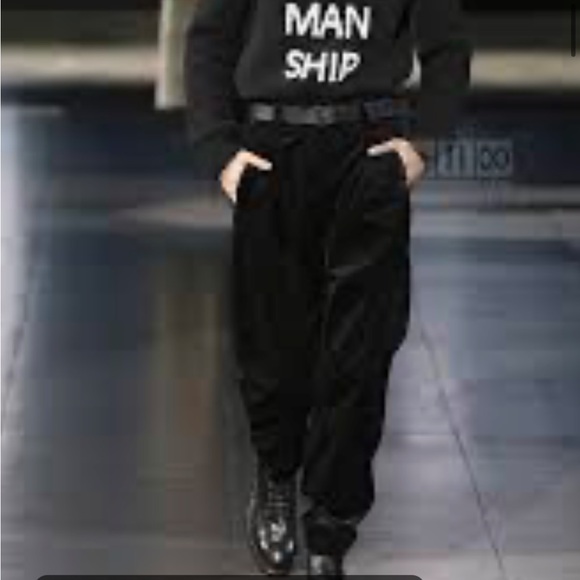 DOLCE & GABBANA Velvet Tailored Pants 50IT/34US - Picture 3 of 5